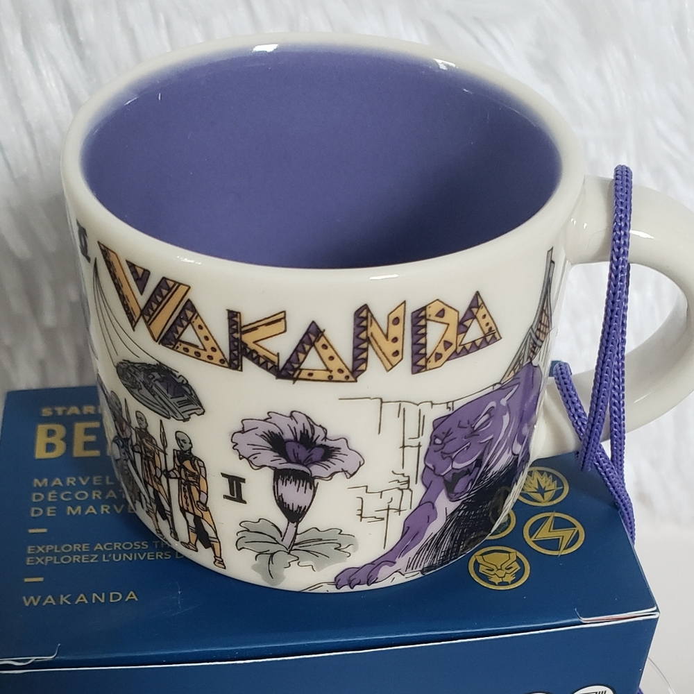 NWT Starbucks Been There Wakanda Mug Ornament